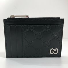 Gucci Card Case Dorian Signature Pass Coin 597560 Canvas Leather Black Men's GucciBrand: GucciGender: MenCountry of Origin: ItalyColour: BlackMaterial: LeatherSize (HxWxD): 8cm x 11.5cm x 1.5cm / 3.14'' x 4.52'' x 0.59'' Gucci Necklace, New Taiwan Dollar, Gucci Brand, Gucci Gucci, St Helena, Canvas Leather, Brunei, Card Case, Silver 925