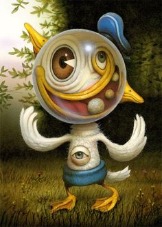 Crystalball 02 Giclee Print by Naoto Hattori Naoto Hattori, Surealism Art, Mr Brainwash, Dark Vador, Lowbrow Art, Alien Art, Wow Art, Pop Surrealism, Graffiti Artist