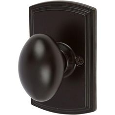 an image of a black door knob