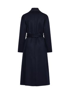 Coat from ParoshComposition: Wool Or Fine Animal Hair->wool, 100% Fitted Cashmere Wool Coat For Work, Chic Navy Wool Outerwear, Navy Wool Elegant Coat, Navy Elegant Wool Coat, Elegant Navy Wool Coat For Fall, Elegant Navy Wool Coat, Zimmermann Dress, Pleats Please Issey Miyake, Saint Laurent Shoes