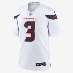 Rep one of your team's top stars with this Houston Texans Jersey. Proper ventilation and a loose fit help provide a dry, comfortable wear with the authentic look of the on-field uniform. Tank Dell, Will Anderson Jr, Nike Design, Nike Tank Top, Nfl Games, Team Games, Nike Tank, Nike Nfl, Game Jersey