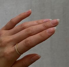 Natrual Nails, Natural Nail Shapes, Natural Nails Manicure, Long Natural Nails, Minimal Nails, How To Grow Nails, Winter Recipes, Oval Nails, Clear Nails