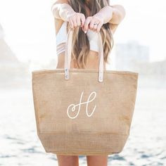 The 24 Best Bachelorette Party Favors of 2022 Personalized Beach Tote, Monogram Beach Bag, Jute Beach Bag, Diy Beach Bag, Bachelorette Bag, Beach Bag Gift, Personalized Beach Bags, Beach Bridesmaids, Best Beach Bag