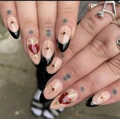 Witch Nails, October Nails, Cast A Spell, Nagel Tips, Goth Nails, Grunge Nails, Halloween Nail