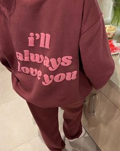 DETAILS By popular demand, we decided to bring back our i'll always love you sweatpants! This time ultra cozy fleece made from 100% sustainable materials + matching sweatshirt available. A reminder to a partner, friend, sibling, parent, etc., that you'll always love them. Fits true to size Sustainable Unisex Ultra cozy heavy-weight fleece Burgundy fleece with thick Raspberry puff print "Happy Camp3r" logo on the front MATERIALS & SUSTAINABILITY 50% organic cotton/50% recycled polyester SIZE CHAR Ill Always Love You, Matching Sweatshirts, Puff Print, Always Love You, Bring Back, Sustainable Materials, Heavy Weight, Sustainability, Raspberry