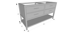 an image of a dresser with measurements