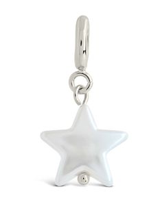 Add a touch of celestial elegance to any outfit with our Pearl Star Charm. The star-shaped pearl exudes a luxurious and exclusive vibe, making it the perfect accessory for the sophisticated and refined. Materials: Rhodium plated brass, Freshwater pearl Features: Star measures 0.5", total length with clasp is 1" Elegant Star-shaped Jewelry With Starfish Charm, Elegant Jewelry With Starfish Charm, Starfish Charm Jewelry For Parties, Starfish Charm Party Jewelry, Party Jewelry Starfish Charm, White Pearl Jewelry With Star Charm, Silver Pearl Jewelry With Star Charm, Star-shaped Silver Pearl Jewelry, Silver Star-shaped Pearl Jewelry