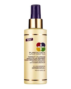 Try These Next Level Hair Color Care Products | Beauty High - Pureology Perfect 4 Platinum Miracle Filler Treatment Highlighted Blonde, Caring For Colored Hair, Fitness Ideas, Salt Free, Platinum Hair, Blonde Hair With Highlights, Hair Breakage, Hair Maintenance