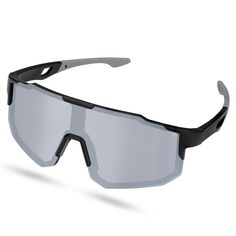 * Lightweight PC construction
 * Wide lens covers peripheral vision
 * Soft and comfortable nose pads Peripheral Vision, Sports Sunglasses, Color Shades, Wrap Around, Black Grey, Black Color, Mens Sunglasses, Black And Grey, Sunglasses