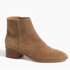 Size 10.5 J. Crew Walker Suede Boots 10.5 Camel, Tan, Brown New In Box (Only Tried On, Couldn’t Return For Smaller Size) E0b J Crew Boots, Black Patent Leather Flats, Leather Flats Women, Chelsea Rain Boots, Ankle Rain Boots, Black Suede Ankle Boots, Slip On Espadrilles, Black Suede Pumps, Wedge Ankle Boots