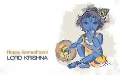 lord krishna greeting card with name