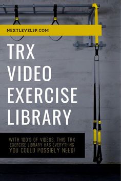 the text trx video exercise library with 10's of videos, this tmx exercise library has everything you could possibly need