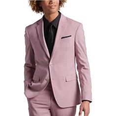 Make A Bold Style Statement With The Egara Skinny Fit Suit Separates Jacket In A Striking Rose Color. This Slim-Fit Blazer Is Designed For Men Who Appreciate Fashion-Forward, Modern Attire. Perfect For Weddings, Parties, Or Any Special Occasion, This Jacket Adds A Fresh, Contemporary Twist To Your Formal Wardrobe. * Skinny Fit For A Sharp, Tailored Silhouette * Eye-Catching Rose Color For A Unique And Stylish Look * Single-Breasted With Two-Button Closure For A Sleek Design * Notch Lapel And Sid Fitted Pink Outerwear For Semi-formal Events, Fitted Pink Semi-formal Outerwear, Pink Fitted Semi-formal Outerwear, Pink Fitted Business Outerwear, Fitted Pink Outerwear For Business, Pink Fitted Outerwear For Business, Fitted Pink Outerwear For Wedding, Pink Fitted Outerwear For Wedding, Fitted Pink Blazer With Suit Collar