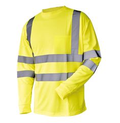 PRICES MAY VARY. ✅Bird's- eye knit: 100% polyester force fabric wicks away moisture for comfort ✅Sewn-On Premium Reflective Striping ✅Pocket on Left Chest, Short & Long Sleeve in Lime Yellow and Neon Orange ✅Machine Wash ✅ANSI II Class 3, ANSI/ISEA 107-2015 Compliant Recommended for highways, utility and emergency work. Meets ANSI/ISEAI 107-2010. Reflective striping for day/night visibility in a comfortable polyester T-shirt. Left chest pocket. Frozen Fruits, Lime Yellow, Polo Shirt Colors, Orange Shorts, Short Long, Branded Shirts, Mixing Fabrics, Personal Protective Equipment, Birds Eye