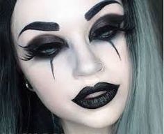 Gothic Make Up, Styl Goth, Extreme Make-up, Goth Make Up, Halloween Makeup Witch, Make Up Diy, Makeup Zombie, Fantasy Make-up, Halloweenský Makeup