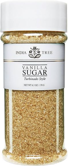 Amazon.com: India Tree Sugar Vanilla, Organic, 6.3 Ounce : Grocery & Gourmet Food Pure Vanilla, Vanilla Sugar, Gourmet Food, Gourmet Recipes, Pantry, All Natural, Coffee Tea, Vanilla, Tea