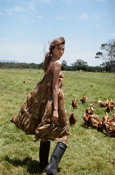 Farm Editorial, Sunset Soiree, Peasant Crop Top, Maxi Skirt Crop Top, Oversized Hat, Tan Belt