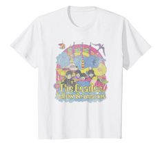 the beatles t - shirt with cartoon characters on it