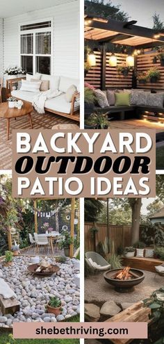 backyard patio design ideas that are easy to do and great for any outdoor space in the house