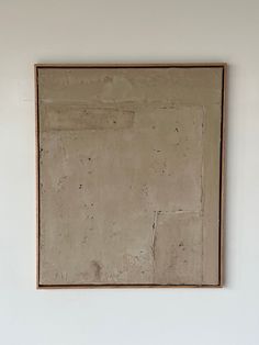 a painting is hanging on the wall