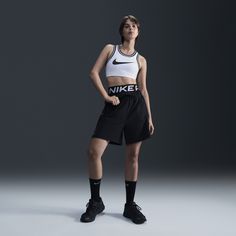 Whether you’re fine-tuning your craft on the court like Sabrina Ionescu or chilling off-court, this versatile, all-gender signature collection is for you. Woven on the front and knit on the back, these stretchy, loose-fitting basketball shorts wick sweat to help you stay cool and dry through every pass, pivot and play. If you typically wear women’s styles, we recommend ordering your usual size. If you typically wear men’s styles, we recommend sizing up. Affordable Adidas Sports Shorts, Affordable Adidas Three Stripes Shorts, Basketball Shorts Outfit, Womens Basketball Shorts, Sabrina Ionescu, Nike Short, Shorts Outfit, Womens Basketball, Basketball Shorts