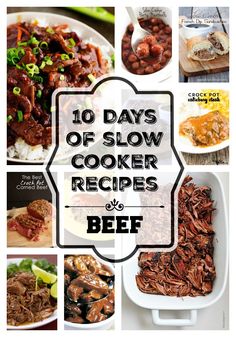 10 days of slow cooker recipes beef