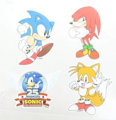 sonic the hedgehog and tails stickers