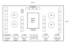 the floor plan for a living room