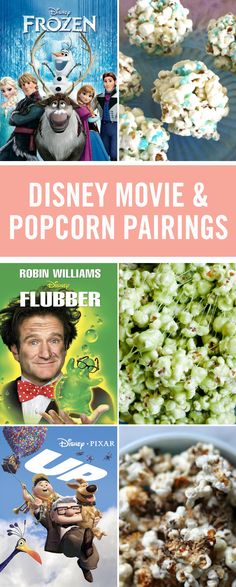 disney movie and popcorn pairings