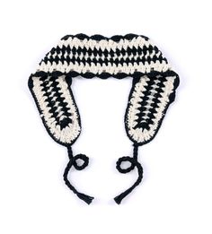 Add a retro touch to your summer outfit by accessorizing with Shiraleah's Luna Crochet Headband. This headband is chic and stylish with its black and white stripe design. Wear your hair down or in a fun flirty updo. The headband features two ties at each which makes it easy to put on. Made from cotton and measures L 20" x W 2.75". Pair with other items from Shiraleah collection to complete the look! Color: Black L 20" X W 2.75" Material: Cotton Made In India Vegan 12-Bl-001 Black Bohemian Headband For Summer, Adjustable Black Headband For Spring, Black Bohemian Headband One Size, Trendy Black One Size Headband, Trendy Black One-size Headband, Trendy Black Headband, Casual Black Headband For Summer, Flirty Updo, Black Diamond Studs