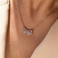 Radiate elegance with our diamond cluster necklace. Featuring a captivating mix of baguette, princess, and round diamonds on a dainty solid gold chain, it's perfect for both everyday wear and bridal occasions. Stone: Natural Diamond Carat: 0,70 total ct Diamond ( 0,38 ct (Baguette and Princess Cut)- 0,34 ct(Round Cut)) Color: F - G color Cut & Clarity: VS - SI Metal: 14k Solid Gold Polish: Shinny Chain length is made to order. you may choose your desired length in the drop down menu. Available in 15, 16, 17, 18, 19,20 inches. CUSTOM ORDERS: We welcome all kinds of Custom orders, Please do not hesitate to contact us for any information you need. We can work with you on special custom projects you have in mind. If you have your own designs that you would like us to make, we will be happy to Elegant Evening Diamond Necklace With Baguette Diamonds, Luxury Marquise Diamond Necklace For Wedding, Elegant Cubic Zirconia Diamond Necklace Marquise Cut, Elegant Cubic Zirconia Diamond Necklace In Marquise Cut, Dazzling Diamond Necklace With Baguette Diamonds, Marquise Diamond Necklace For Wedding, Elegant Marquise Cut Cubic Zirconia Diamond Necklace, Marquise Diamond Wedding Necklace, Elegant Marquise Diamond Necklace For Wedding