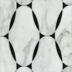 a white marble tile with black lines on the top and bottom, as well as an advertise for bead monde stone