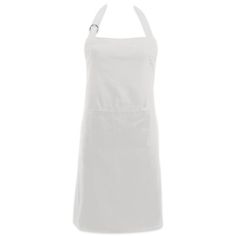 a white apron on a white background