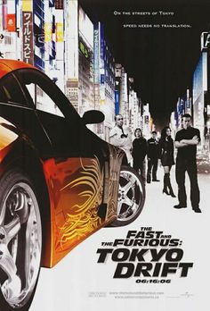 the fast and the furious tokyo drift movie poster