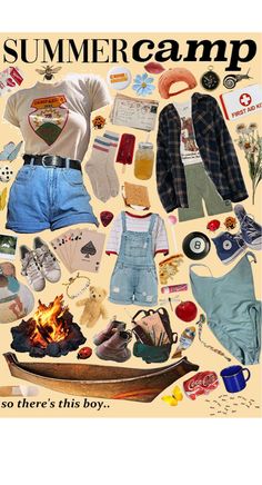 Day Camp Outfits, 80s Camp Counselor Outfit, Campcore Aesthetic Outfits, Summer Camp Outfits For Counselors, Summer Camp Outfit Ideas, Summer Camp Counselor Outfits, Camp Outfits Summer, Camp Counselor Aesthetic Outfits, 80s Summer Aesthetic