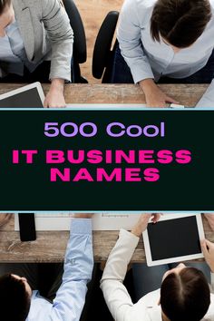 500 Cool IT Business Names You Can Use Business Check, Innovation Strategy, Business Checks, Self Publishing, New Opportunities, Success Stories