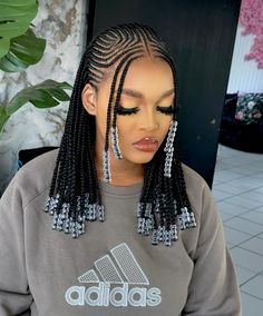 Hairstyles For Ladies Braids, Pass Mesh Hair Styles Braids, Half Lines And Braids Hairstyles, Hairstyles With Braids And Beads, Trending Cornrows Hairstyles 2024, Expression Braids Hairstyles, Trending Braids Hairstyles 2024, Easy Fulani Braids, Cornrows With Beads For Women