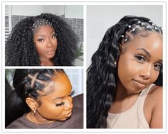 Don’t know how to braid? Quick & easy rubber band hairstyles you should try! - CurlsQueen Easy Rubber Band Hairstyles, Band Hairstyles, Rubber Band Hairstyles, 3b Hair, 4b Hair, How To Braid, Brenda Lee, U Part Wig, Drawstring Ponytail