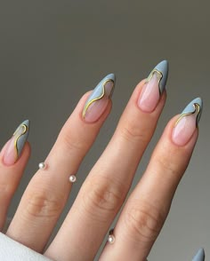 Nails Styles, Easy Nails, Polish Ideas, Stick On Nails, Nails 2024, Elegant Nails, Chic Nails, French Tip Nails, Chrome Nails