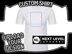 Custom half size design on a white Next Level shirt. Customizable Fitted White T-shirt, Fitted White Shirt With Graphic Print, Fitted White Top With Custom Print, White Fitted Top With Custom Print, Fitted White T-shirt With Custom Print, White Fitted T-shirt With Custom Print, Fitted White Shirt For Streetwear, Customizable Fitted Short Sleeve Shirt, Fitted Short Sleeve Customizable Shirt