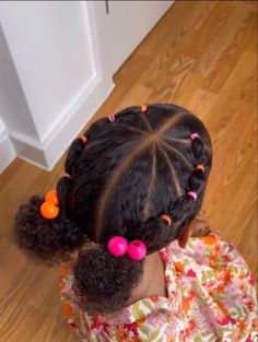 Cute Hairstyles For Kids, Natural Hairstyles For Kids, Baby Girl Hair, Girls Natural Hairstyles