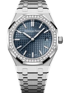 Audemars Piguet Royal Oak Automatic “Bleu Nuit Nuage 50” 77451ST.ZZ.1361ST.04 | eBay Ap Watch Women, Ap Watch, Audemars Piguet Watches, Watch Women, Authentic Watches, Crystal Blue, Audemars Piguet Royal Oak, Pattern White, Royal Oak