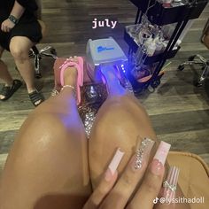 Long Acrylic Nail Designs, Collage Phone Case, Acrylic Nails Coffin Pink, Long Square Acrylic Nails, Quick Weave, Pink Girly Things, Pink Acrylic Nails, Money And Happiness, Acrylic Nails Coffin