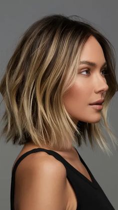 2025 Shoulder Length Hair, Trendy Haircut 2025, Above Shoulder Haircut, Bob Hair Dos, Bangs Choppy Layers, Bangs Choppy, Spring Haircut, Shoulder Length Haircut, Long Layers With Bangs