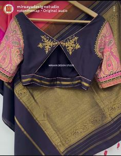 Floral Blouse Designs, Traditional Blouse Designs, Blouse Casual Fashion, Silk Saree Blouse Designs