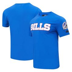 Boost your collection of official Buffalo Bills gear by picking up this Classic Chenille T-shirt from Pro Standard. It features a heat-sealed applique of the team's name across the front, as well as their recognizable logo on the shoulder. The relaxed fit of this cotton tee is sure to quickly make it a staple in your Buffalo Bills game day rotation. Officially licensed Machine wash, tumble dry low Imported Short sleeve Crew neck Material: 100% Cotton Heat-sealed fabric applique with embroidered Buffalo Bills Game Day, Buffalo Bills Game, Buffalo Bills Gear, Chenille Applique, Fabric Applique, Nfl Gear, Uniform Design, Shield Design, Buffalo Bills