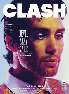 the cover of clash magazine featuring a man with long hair