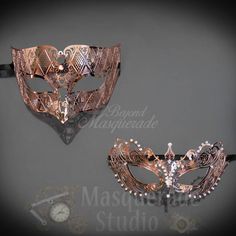 His & Her's Couples Rose Gold Simplistic And Extravagant Costume Masquerade Mask Vintage Carnaval, White Masquerade Mask, Silver Masquerade Mask, Masquerade Mask Women, Phantom Mask, Couples Masquerade Masks, Gold Masquerade Mask, Black Masquerade Mask, Lace Masquerade Masks