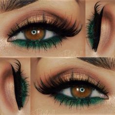 Brown Eyes Pop, Make Up Designs, Alat Makeup, Bold Eye Makeup, Hooded Eye Makeup