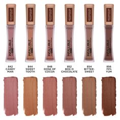 L'Oréal Paris Infallible Pro Matte Les Chocolats Scented Lipstick Candy Man 0.21 fl. oz. : Target Colorstay Lipstick, Lipstick Tips, Loreal Lipstick, Contouring Tips, Purple Liquid, Infallible Pro Matte, Lipstick Liquid, Apply Lipstick, Natural Prom Makeup